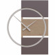 Orologio da parete grande in legno dal design moderno ed elegante