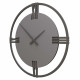 Orologio da parete moderno grande in legno con numeri romani