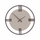 Orologio da parete moderno grande in legno con numeri romani