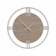 Orologio da parete moderno grande in legno con numeri romani
