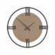 Orologio da parete moderno grande in legno con numeri romani