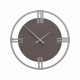 Orologio da parete moderno grande in legno con numeri romani