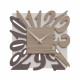 Orologio da parete moderno in legno quadrato con numeri design particolare