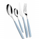 Posate da tavola in acciaio set 24pz linea "Glamour"