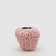 Vaso piccolo da arredo dal design moderno ed elegante a forma di fragola