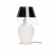 Lampada da terra moderna con diffusore in plexiglass