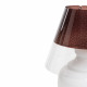 Lampada da terra moderna con diffusore in plexiglass
