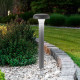 Paletto luce da giardino LED in alluminio dal design moderno