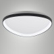Plafoniera a LED in metallo con diffusore grande in metacrilato