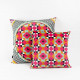 Cuscino piccolo con fodera in poliestere con decoro Ethnic