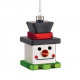 Decorazione natalizia in vetro soffiato "Snow Cube"