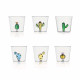 Set 6 pezzi Bicchieri tumbler assortiti