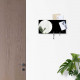 Portachiavi da parete con specchio e lavagna magnetica e porta documenti