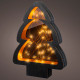 Decorazione LED albero in legno compensato