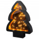 Decorazione LED albero in legno compensato