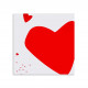 Lavagna magnetica con freccette magnetiche per attaccare le foto "HEART"