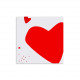 Lavagna magnetica con freccette magnetiche per attaccare le foto "HEART"
