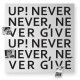 Lavagna magnetica gigante con accessori magnetici per foto "NEVER GIVE UP"