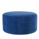 Pouf con struttura in legno e rivestimento in tessuto dal design moderno
