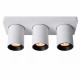 Faretto in alluminio con triplo LED orientabile e dimmerabile dal design moderno