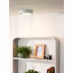 Lampada da soffitto media rotonda in alluminio con diffusore a led dimmerabile
