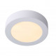 Lampada da soffitto media rotonda in alluminio con diffusore a led dimmerabile