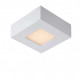 Lampada da soffitto piccola quadrata in alluminio diffusore a led dimmerabile