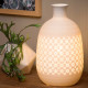 Lampada da tavolo in porcellana traforata moderna a forma di vaso piccola