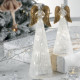 Decorazione di natale Angelo con LED