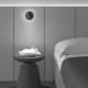 Applique a LED ultramoderna con paralume orientabile in metallo