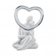 Statuina con innamorati e cuore Infinity