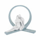 Scultura da tavolo piccola con innamorati in marmorino dal design moderno