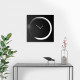Orologio da parete ultra minimalista in metallo senza numeri "S-ENSO"