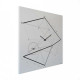 Orologio da parete minimalista con disegno a serigrafia geometrica "TIME LINE"