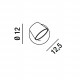 Applique design moderno a Led orientabile in metallo con interruttore