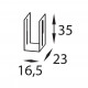 Libreria da parete tubolare grande di design moderno e minimalista