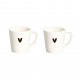 Set 2 tazzine per caffè in porcellana