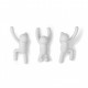 Ganci da parete Moderni in plastica Set 3pz