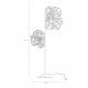 Lampada da terra in plexiglass dal design moderno con luce a LED