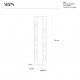 Portabottiglie da parete in plexiglass dal design moderno