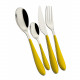 Posate da tavola in acciaio set 24pz linea "Gioia"