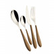 Posate da tavola in acciaio set 24pz linea "Gioia"