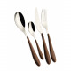 Posate da tavola in acciaio set 24pz linea "Gioia"