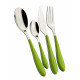 Posate da tavola in acciaio set 24pz linea "Gioia"