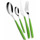 Posate da tavola in acciaio set 24pz linea "Glamour"