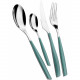 Posate da tavola in acciaio set 24pz linea "Glamour"