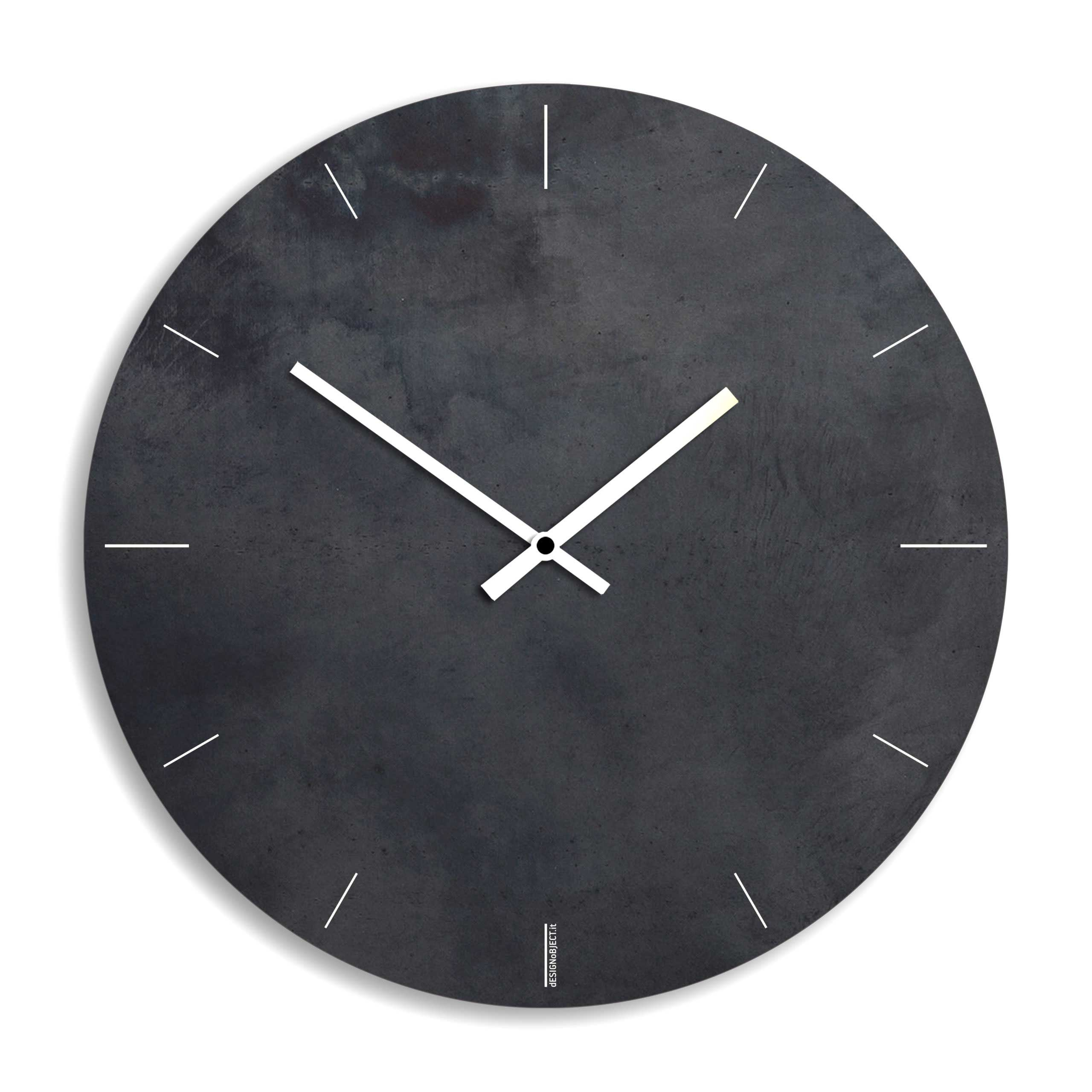 Orologio Da Parete Newgate Master Edwards 30 Cm - Stile Metà Secolo, Cassa Metallica Nero Opaco, Movimento Silenzioso