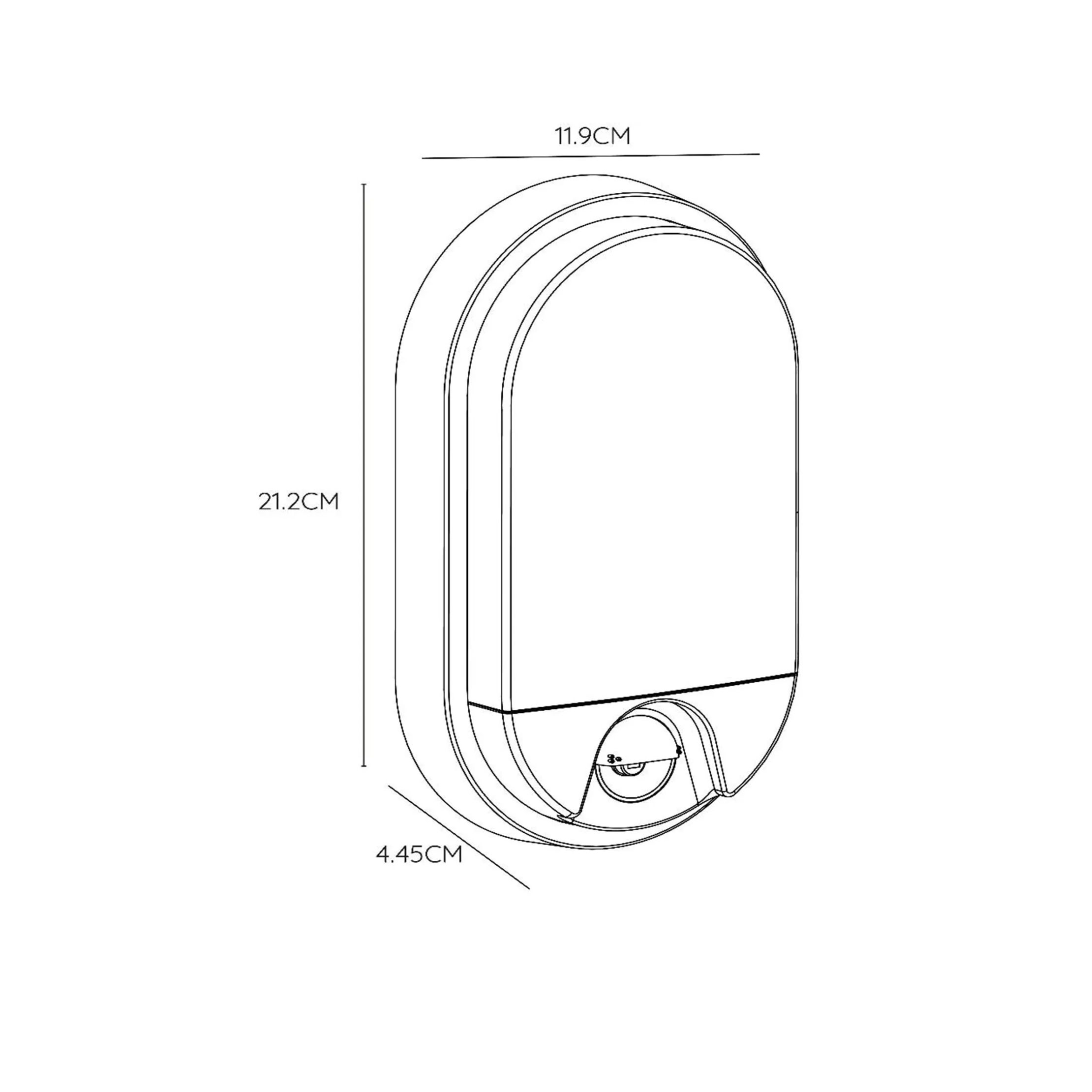 Klighten 24W LED Lampade da Esterno con Sensore di Movimento, Lampada
