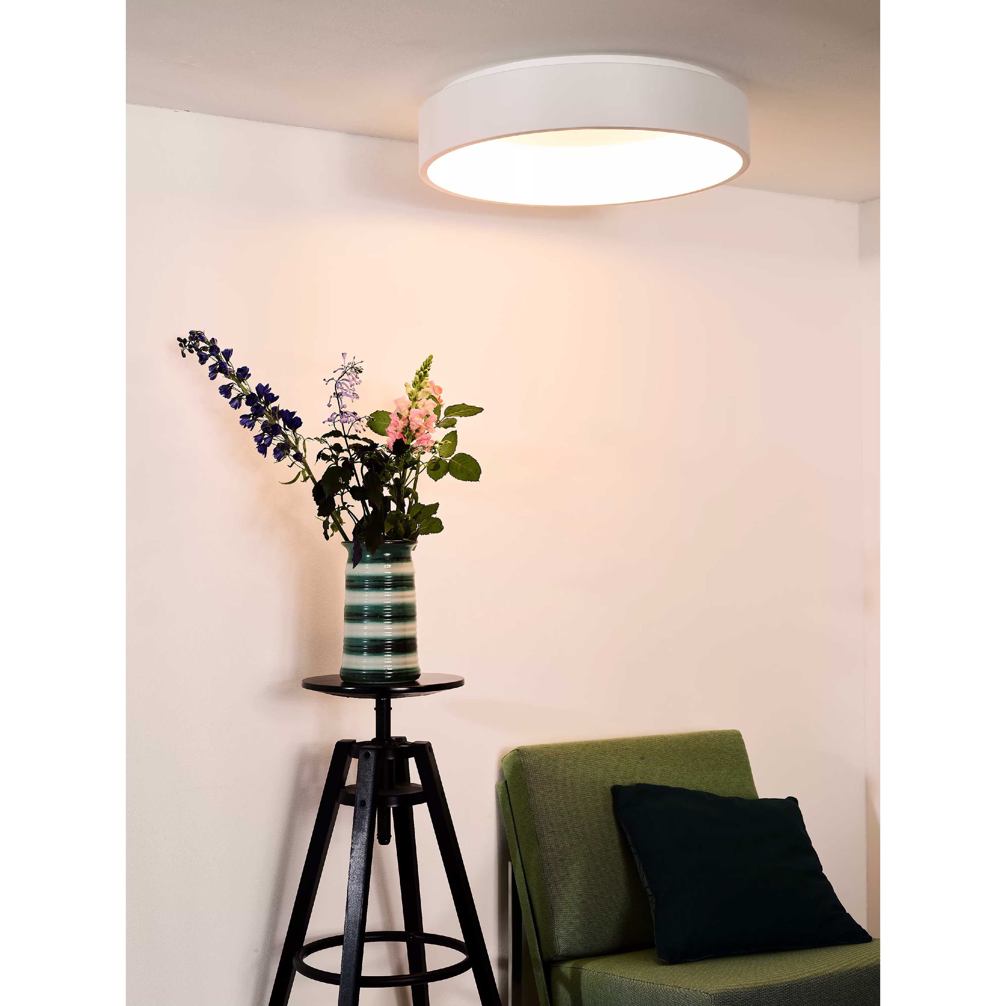 Lampada Da Soffitto A LED Rotonda Dimmerabile, Luce Ad Anello Tricolore, Lampada Moderna E Alla Moda Per Soggiorno Camera Da Letto Ufficio 30 Cm 85537014
