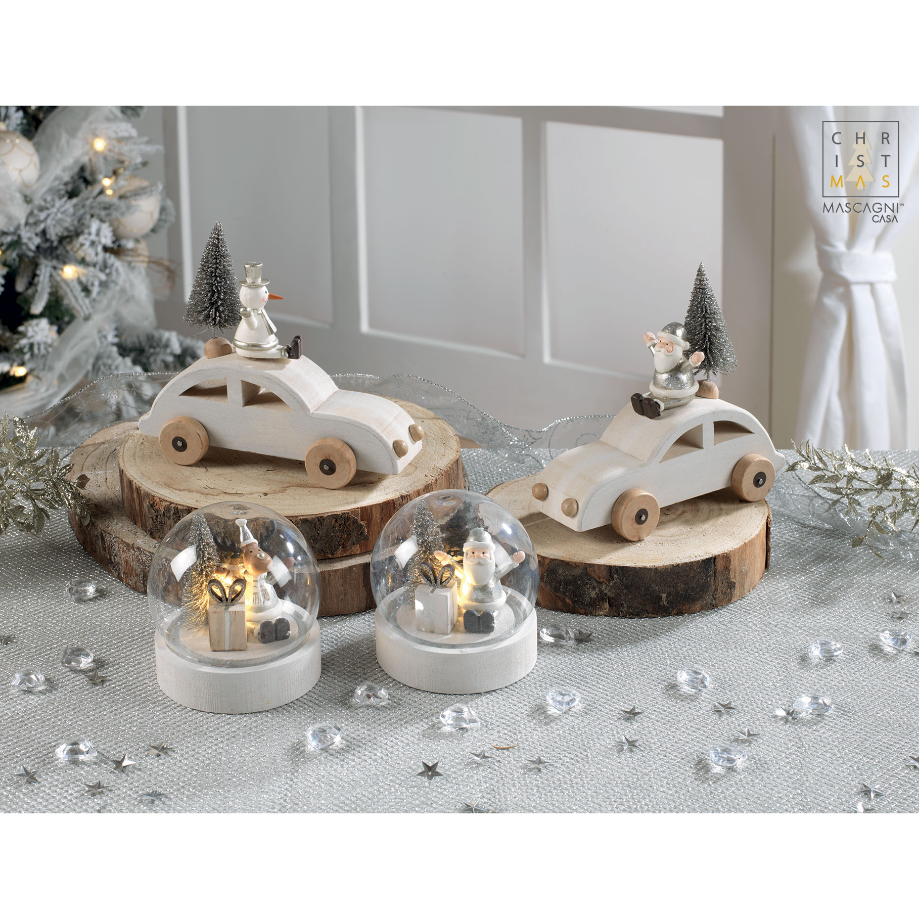 Uomo Fumante Babbo Natale In Legno - Artigianato Tradizionale Di Seiffen, 11 Cm, Fatto In Germania